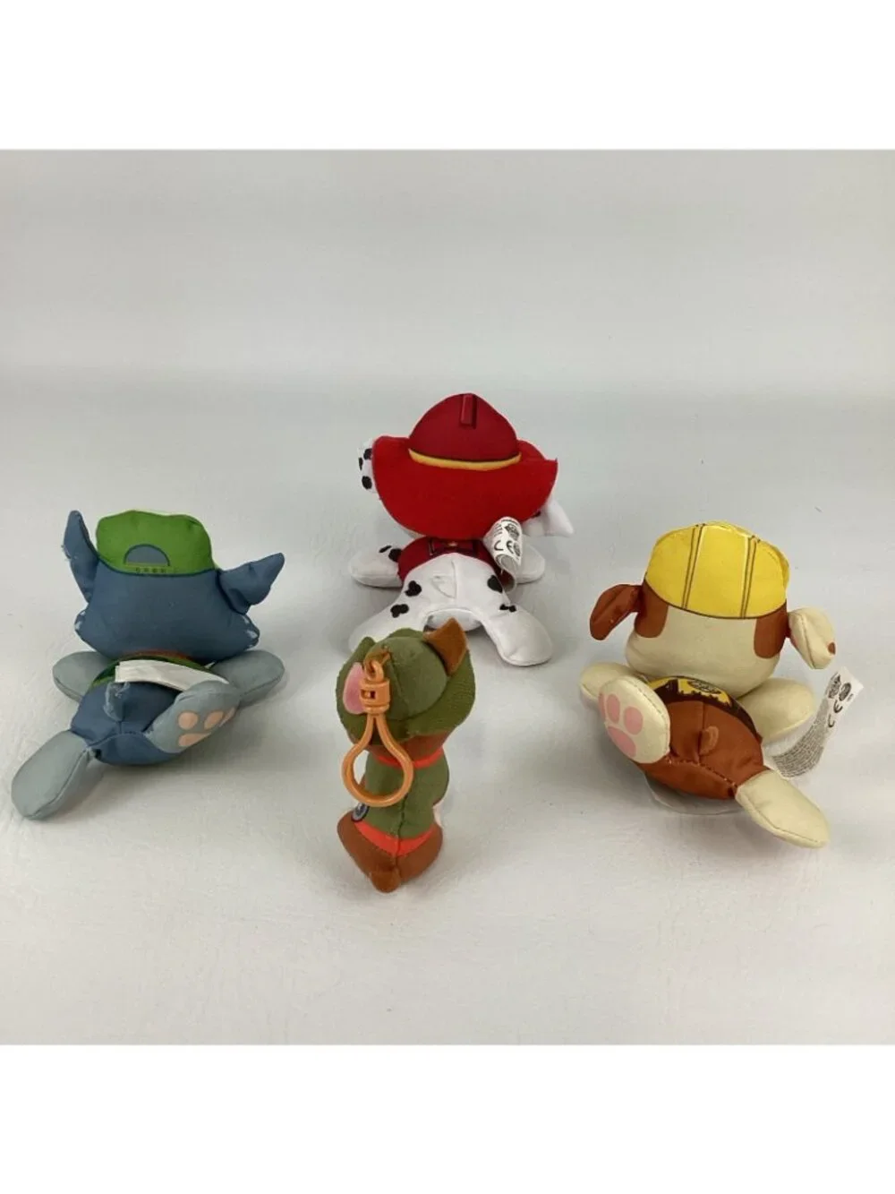 Paw Patrol Plush Bundle Rubble Hand Puppet Ty Tracker Clip Rocky Marshall Lot - Picture 8 of 8